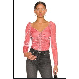 MINKPINK Mekness Ruched Top in Blush Sz XS SOLD OUT